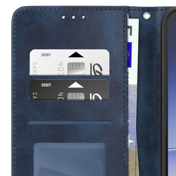Pungetui til Oppo Reno 15, Fuld beskyttelse med videostøtte, Mørkeblå Blå