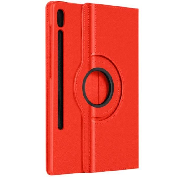Foliokotelo - AVIZAR - Samsung Galaxy Tab S9 - Punainen - 360° kääntyvä - Täysi suoja Röd
