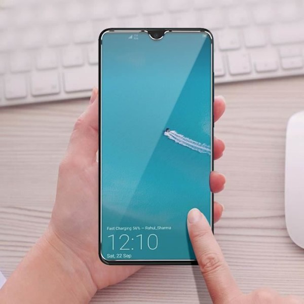 Skyddsfilm - AVIZAR - Huawei Mate 20 - 9H härdat glas - 0,33 mm - Transparent Vit Klar vit