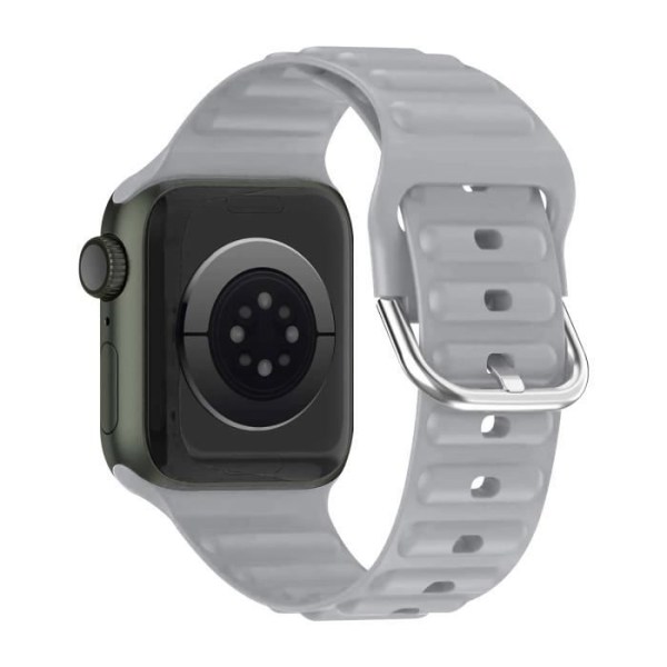 Rem til Apple Watch 41 mm / 40 mm / 38 mm Silikone Justerbar Grå