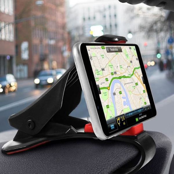Støtte Bil - AVIZAR - Universal - Dashboard Montering - Anti-Rutsji - Smartphone op til 5.3 cm