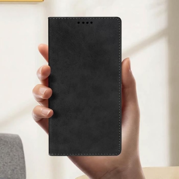 Cover til Google Pixel 8 Pro - AVIZAR - Precious Collection - Anti-RFID-kortholder - Videosupport - Sort Svart