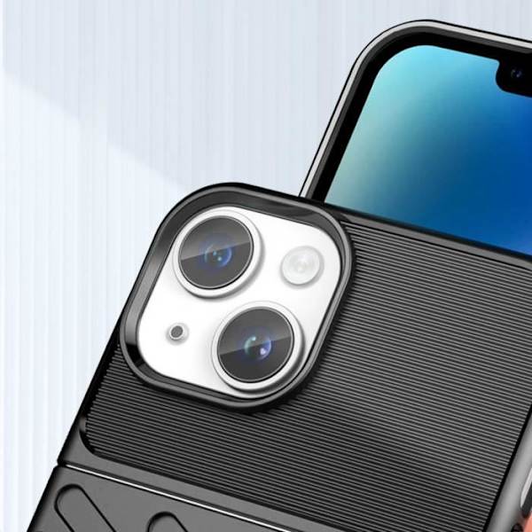 iPhone 14 fodral Svart randigt designfodral