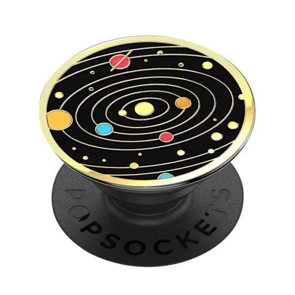 PopGrip - POPSOCKETS - Aurinkokunta - Monivärinen - Ultra kevyt - Vetäytyvä Flerfärgad