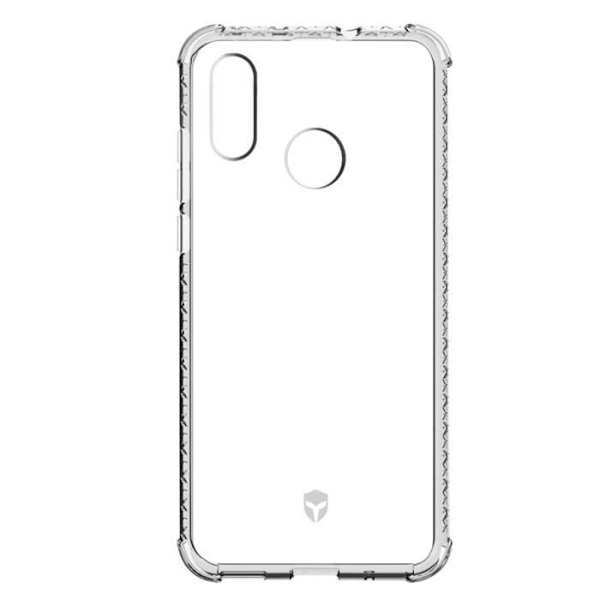 Huawei P20 Lite fodral - FORCE CASE - Anti-fall 2m - Luftkudde - Upphöjd kamerakant Vit