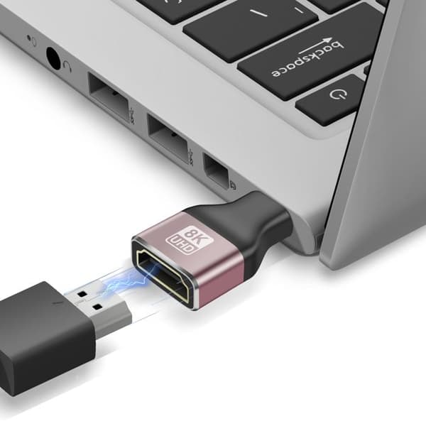 HDMI hun til Mini HDMI han 8K UHD LinQ Sølv