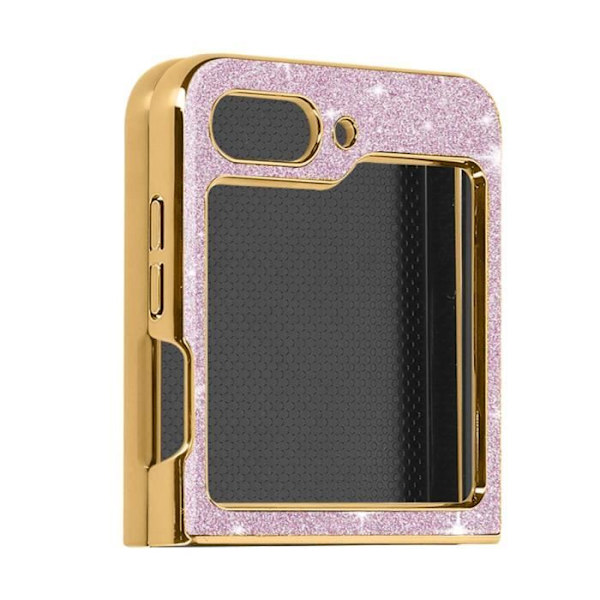 Mobilskal - AVIZAR - Galaxy Z Flip 5 - Glittrig - Hård - Ökad skydd Rosa