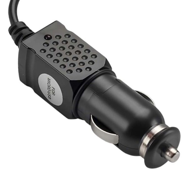 Biloplader - AVIZAR - Mini USB - 1000mA - Hurtig opladning - Sort Sort