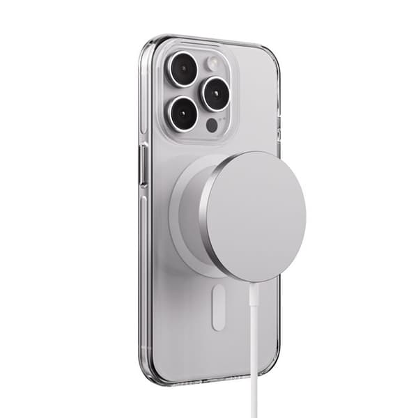 Coque iPhone 15 Pro MagSafe (gennemsigtig) Crong Clear MAG Pro