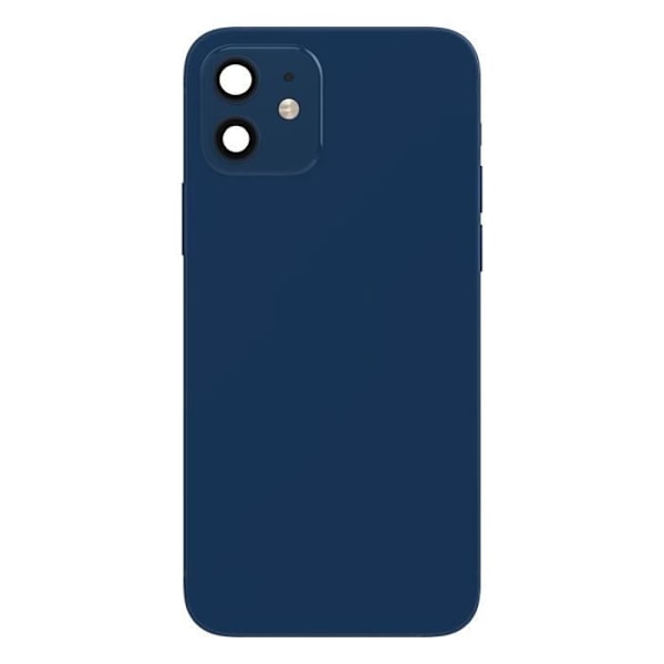 Komplett chassi för iPhone 12 - AVIZAR - Midnattsblå - Återställer den ursprungliga estetiken - Lätt att installera Blå