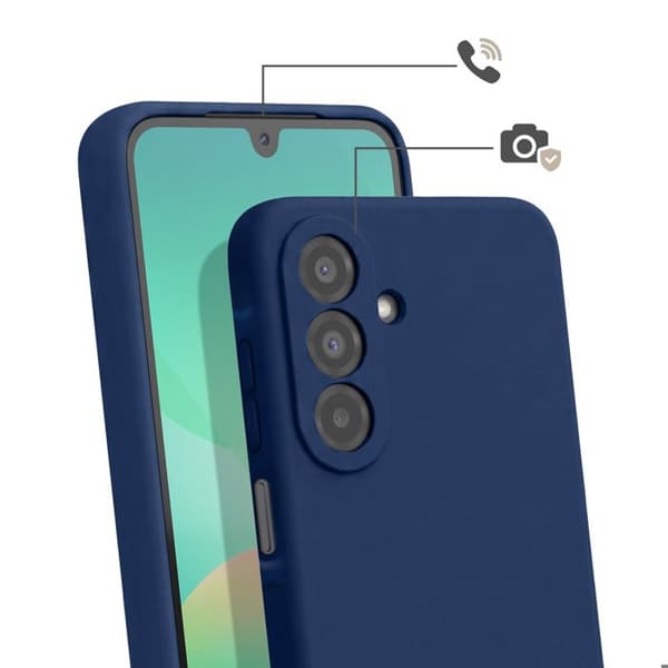 Siliconfodral för Samsung Galaxy A26 med blå natt nackrem Blå