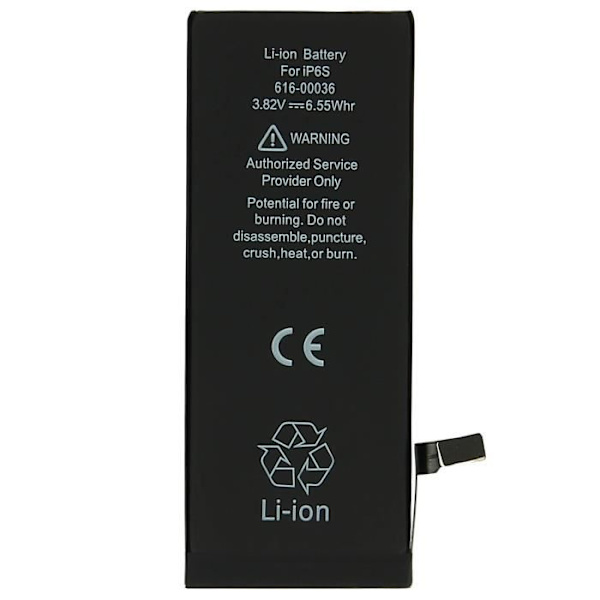 Sisäinen akku iPhone 6S Lithium-ION 1715 mAh Korvaa APN 616-00036 mustan