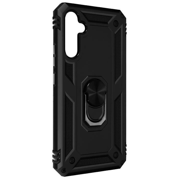Fodral till Samsung Galaxy A34 5G - AVIZAR - Hybrid Stötsäker - Magnetisk ringhållare - Svart Svart