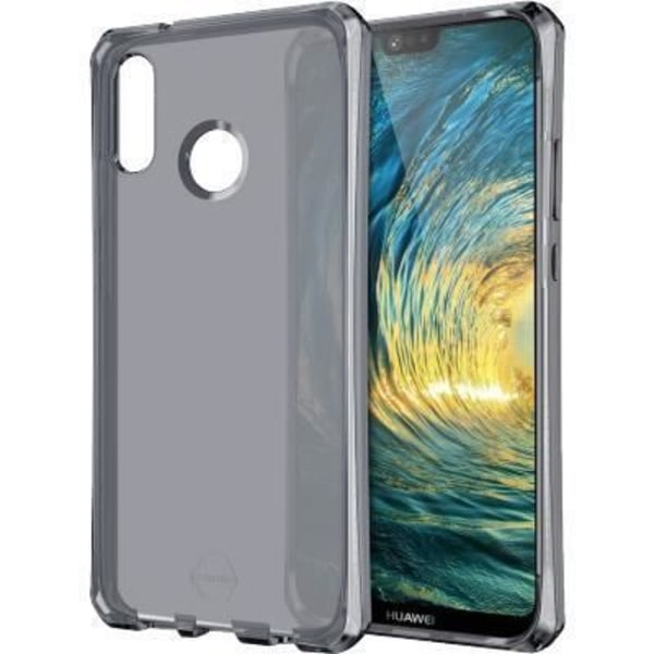 Coque - Itskins - Spectrum - Puolijäykkä - Läpinäkyvä - Huawei P20 Lite Svart