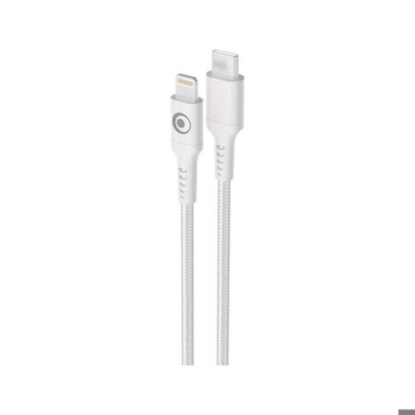 USB-C / Lightning 3A Power Delivery 60W 1.2m Lade- og Overførselskabel BigBen Connected Hvid