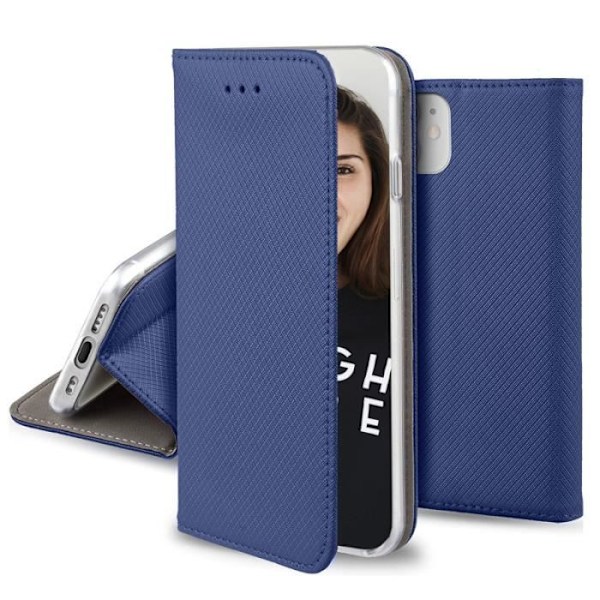 Folio-etui til Samsung Galaxy A13 5G / A04S Magnetisk stativ Funktion Jaym Blue Blå