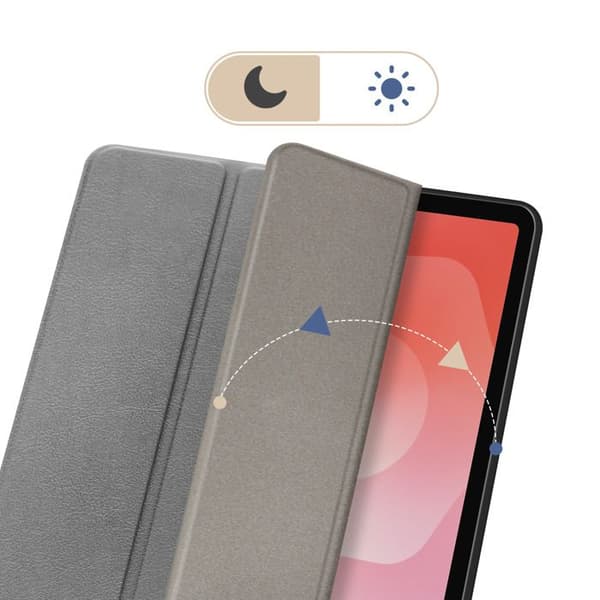 Etui til Galaxy Tab S11 med Trifold Støttefunktion Grå Grå