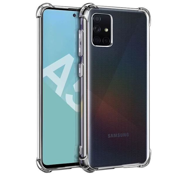 Coque - ILMOITTA - Samsung Galaxy A51 - Taipuisia Silikonia - Läpikuultava - Iskusuojus Transparent