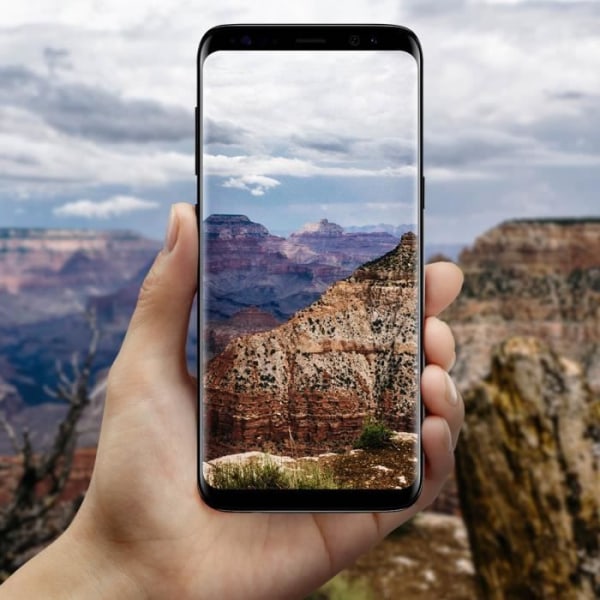 Bakre kamera Samsung Galaxy S8 kompatibel kameramodul + svart kabel