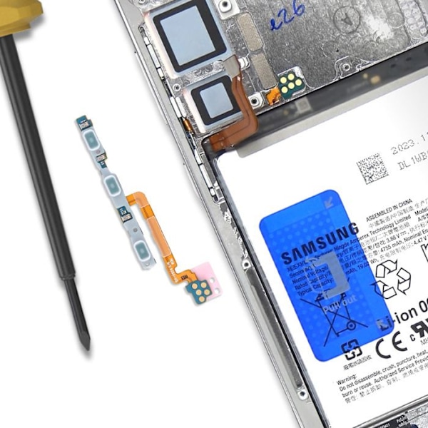 Napin Power- ja äänenvoimakkuusnäppäin Samsung Galaxy S24 Plus Original Samsung Musta Svart