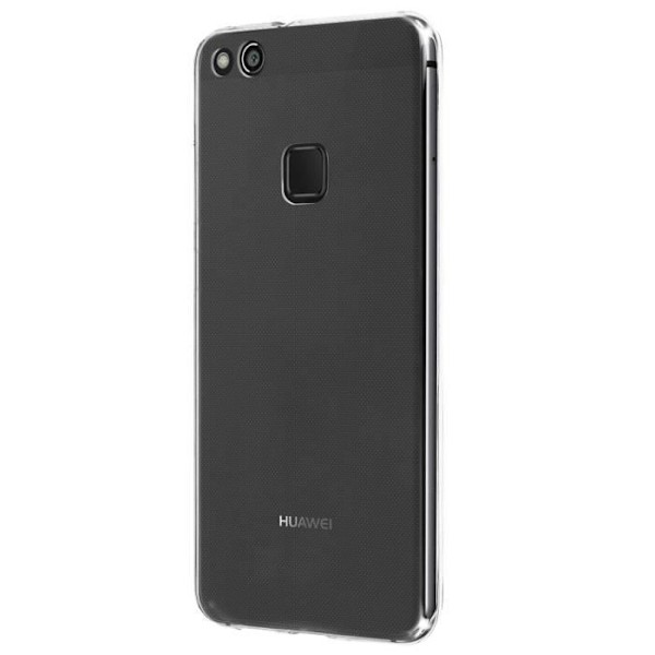 Suojapakkaus - AVIZAR - Huawei P10 Lite - Silikonikotelo - Karkaistu lasikalvo - Täysi suoja Transparent