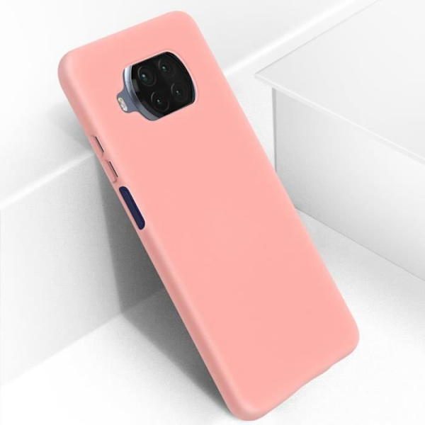 Suojakuori - AVIZAR - Xiaomi Mi 10T Lite - Pehmeä silikoni - Vaaleanpunainen - Pehmeä viimeistely Rosa