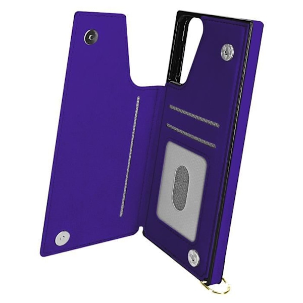 Coque Cordon - Samsung - Galaxy S21 Plus - Lila - Multifunktion - Mjuk Silikon Lila