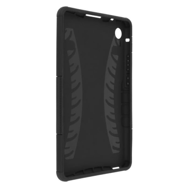 Coque - ILMOITUS - Huawei MatePad T8 - Integroitu tuki - Kohokuvioitu muotoilu - Musta Svart