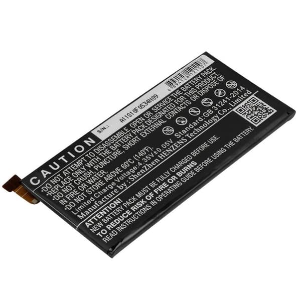 Batteri - AVIZAR - Alcatel OneTouch Pop 4 Plus - Li-polymer 2500mAh - 3.85V - Sort Svart