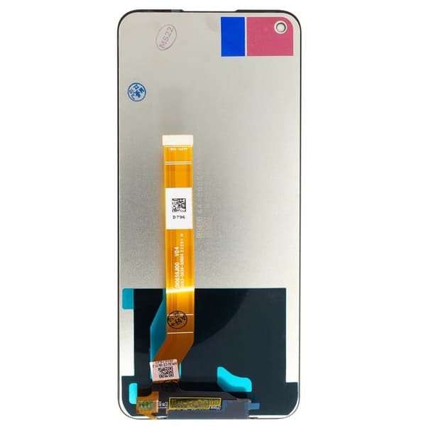 Erstatningsskærm - OnePlus Nord CE 2 Lite 5G - LCD IPS - Kapacitiv Touch - Sort Svart