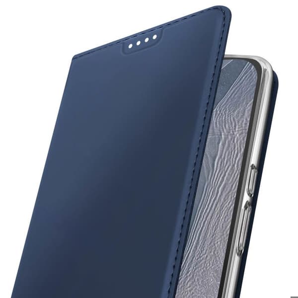 Fodral för Google Pixel 11 Pro XL Soft-touch med Videostöd och Kortfack Dux Ducis Mörkblå Blå