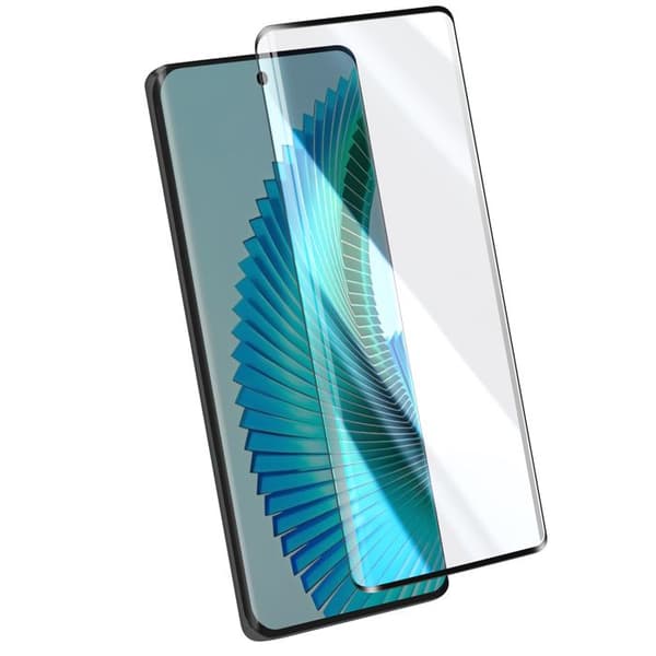 Härdat glas för Honor Magic 6 Lite 5G, repavvisande, 3D böjd, svart Sort