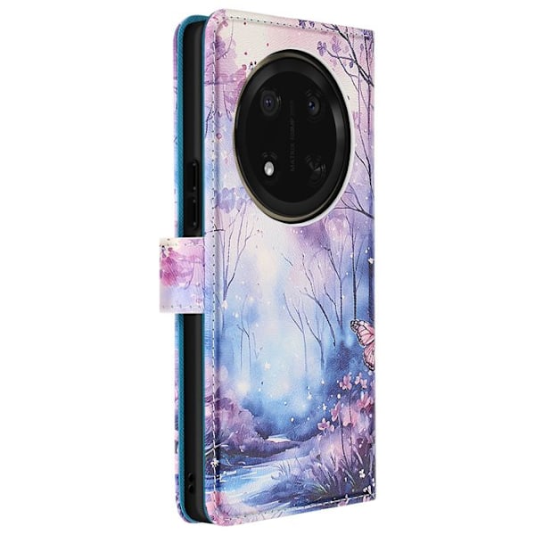 Honor Magic 7 Lite Klipsilaukku Sininen / Vaaleanpunainen Blå/rosa