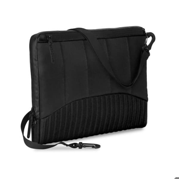 MacBook Pro 16" -kansi olkahihnalla ja taskulla, Dux-sarja, stm goods, musta