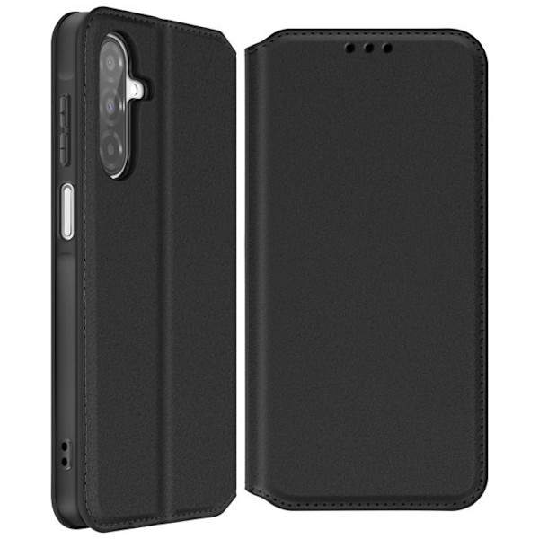 Samsung Galaxy A26 Kannellinen Korttipidike ja Videotuki Musta Svart