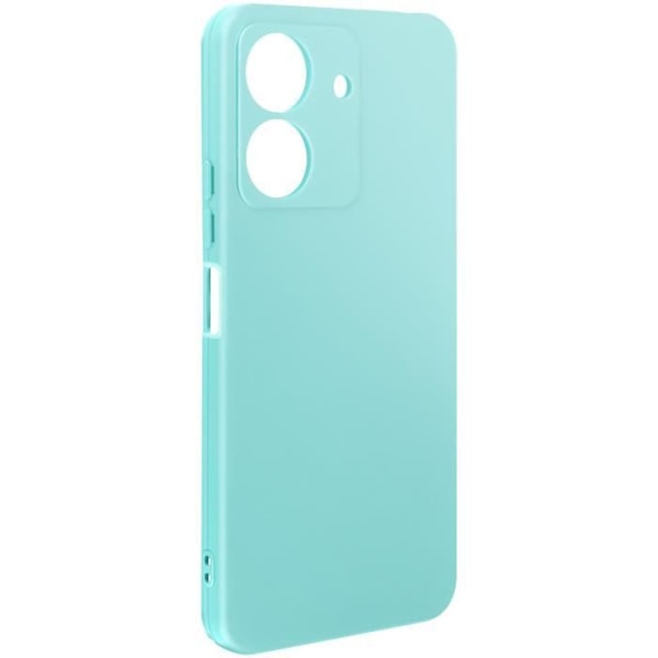 Fodral till Xiaomi Redmi 13C - AVIZAR - Halvstyv Soft-touch matt turkos - Blå - Syntet - Blandat Blå