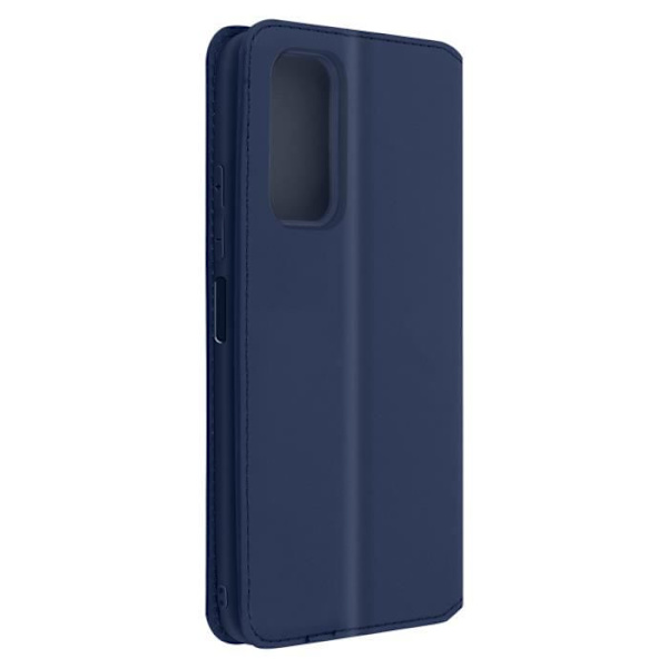 Hus för Samsung Galaxy A32 5G - MÄRKE - Etui i ekoläder - Videostöd - Kortficka - Mörkblå Midnattsblå