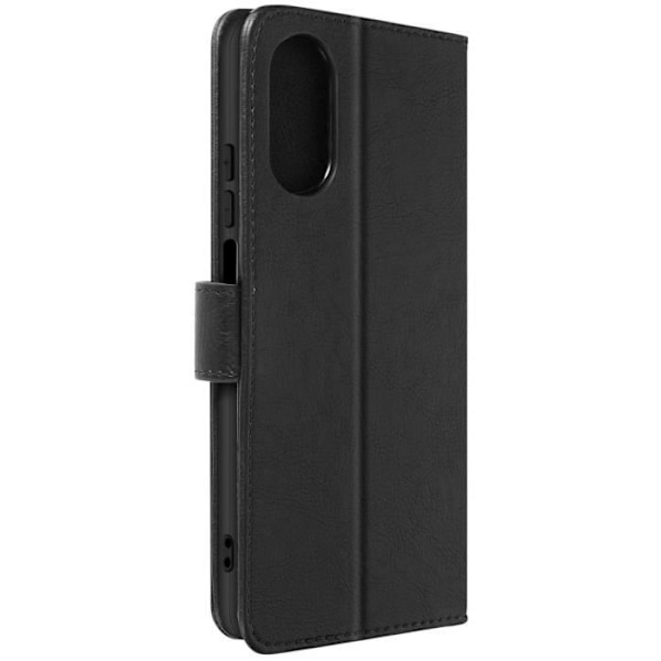 Fodral till Oppo A17 - AVIZAR - Support för plånbok och video - Svart Svart