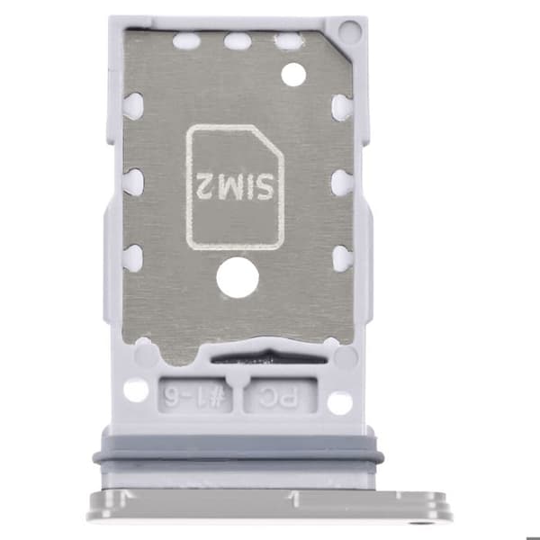 SIM-kortsdisk för Galaxy S24 / S24 Plus Dubbel Nano SIM Silver Grå
