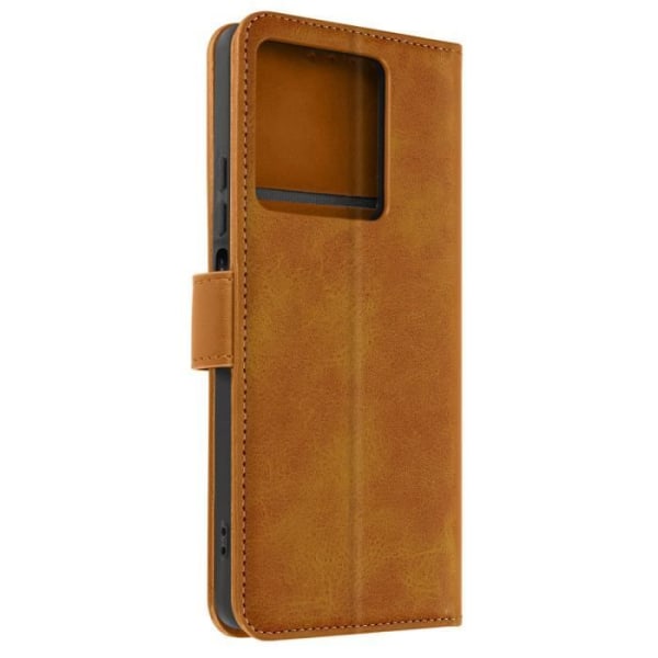 Kotelo Xiaomi Redmi Note 13 5G lompakkotelineelle Vintage Style Camel Gul