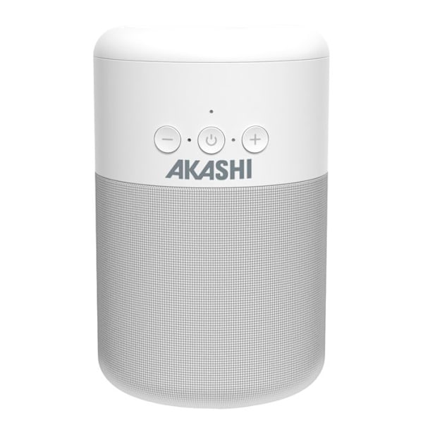 Kit Audio 2 en 1 Bluetooth-kaiutin 5W ja langattomat kuulokkeet Micro Akashi Valkoinen Vit