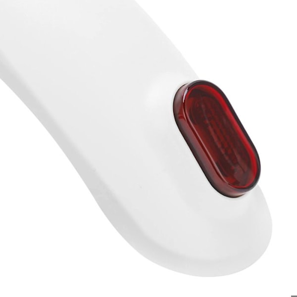 Bakskärm för Xiaomi M365 kickbike med vit LED Vit