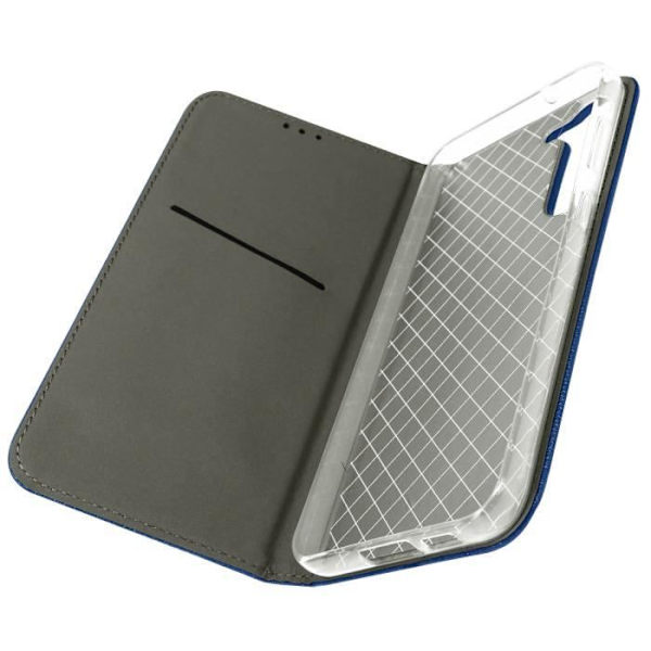 Housse Folio - Smart - Samsung Galaxy S23 Plus - Syntetisk läder - Blå - Magnetiskt lock Blå