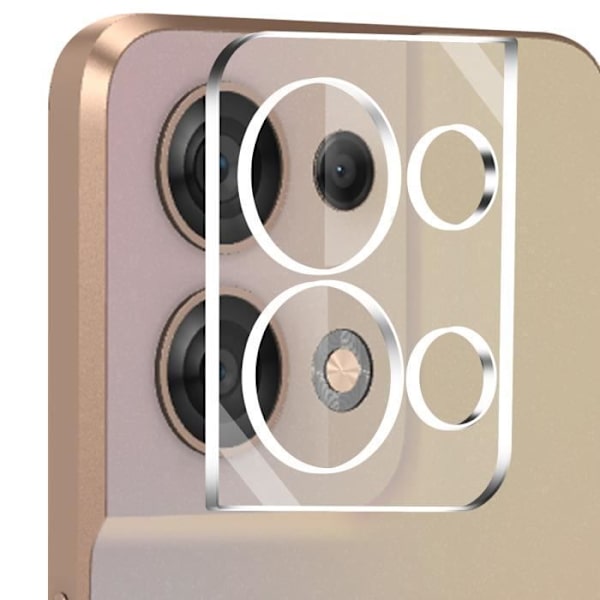 Kamerafilm - AVIZAR - Oppo Reno 8 5G - 9H härdat glas - Anti-fingeravtryck - Komplett skydd Transparent