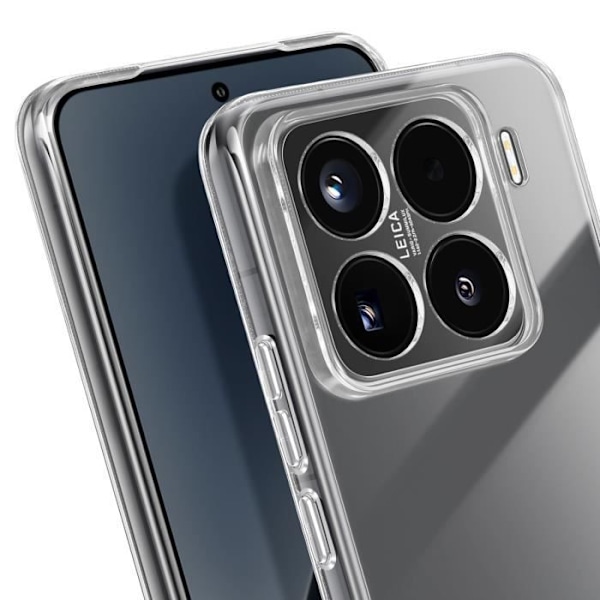 Xiaomi 15 Pro - silikonikehys, läpinäkyvä akryylipinta Transparent