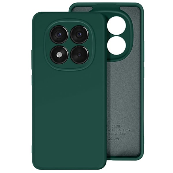 Coque för Redmi Note 14 Pro och 14 Pro Plus Semi-rigid Soft-touch Gran-grön Grön