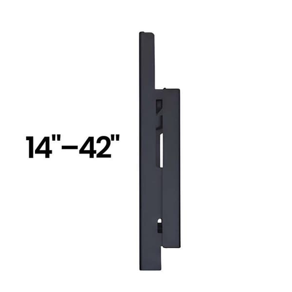 Vægmontering til TV - AVIZAR - 14 til 42 tommer - Rustfrit stål - Sølv - Kompatibel med LCD/LED/Plasma