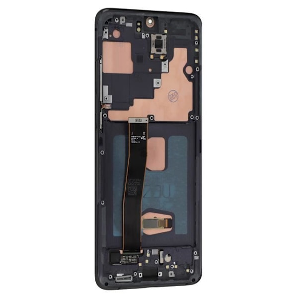 LCD-skærm AVIZAR til Samsung Galaxy S20 Ultra - Sort - Touchglas og Chassis - Hærdet glas Svart