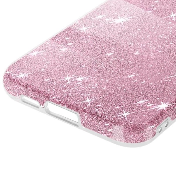 Fodral till Samsung Galaxy S23 FE - AVIZAR - Glitterfodral - Glitter - Halvstyvt - Rosa Rosa