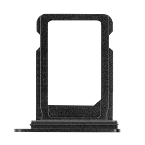 SIM-kortskuffe - iPhone 12 / 12 Pro - Sort - Nano SIM-plads - Nem udskiftning Svart